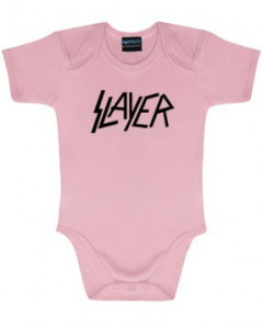 Slayer Logo Pink-babybody | Slayer-babytøj